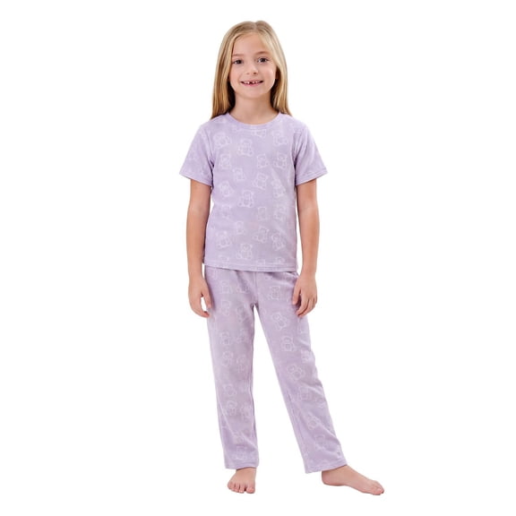 Member's Mark Girls 2-Piece Short Sleeve Cozy Set