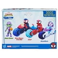 thumbnail image 2 of Spidey and Friends Team Spidey Moto Squad Action Figures & Motorcycle Set, 2 of 3