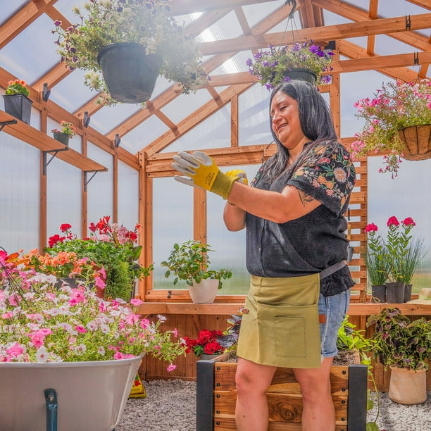 Backyard Discovery 13' x 11' Traditional Cedar Greenhouse - DIY