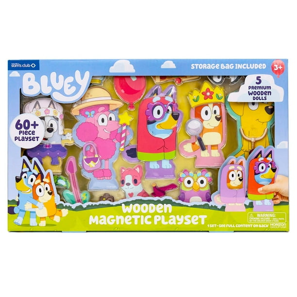 Bluey Wooden Magnetic Playset - Samsclub.com