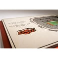 thumbnail image 4 of YouTheFan Oklahoma State Cowboys 17"x13" 3D 5 Layer Stadium View Wall Art, 4 of 5