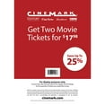 thumbnail image 3 of Cinemark Gift Card - 2 Adult Movie Tickets, 3 of 3
