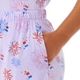 thumbnail image 5 of Member's Mark Women's Americana Notch Collar Short Sleeve and Short Pajama Set, 5 of 11
