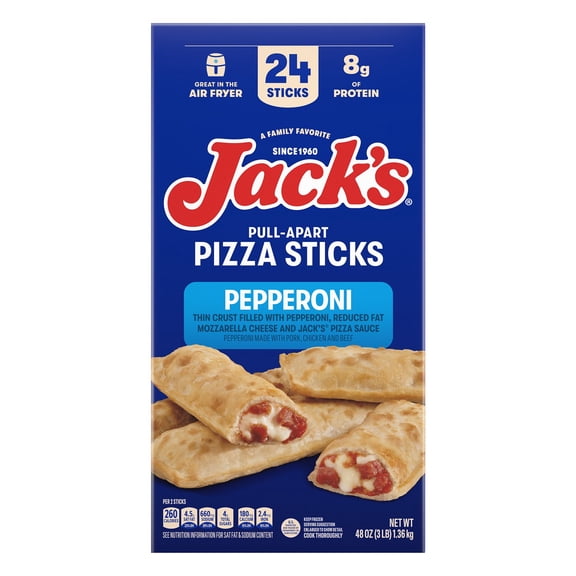 Jack's Pizza Sticks Pepperoni, Frozen, 2 oz., 24 ct.