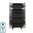 thumbnail image 4 of Seville Classics UltraHD 8-Piece Steel Garage Cabinet Storage Set With Height Adjustable Workbench, 12 Feet Wide Assorted Colors, 4 of 17