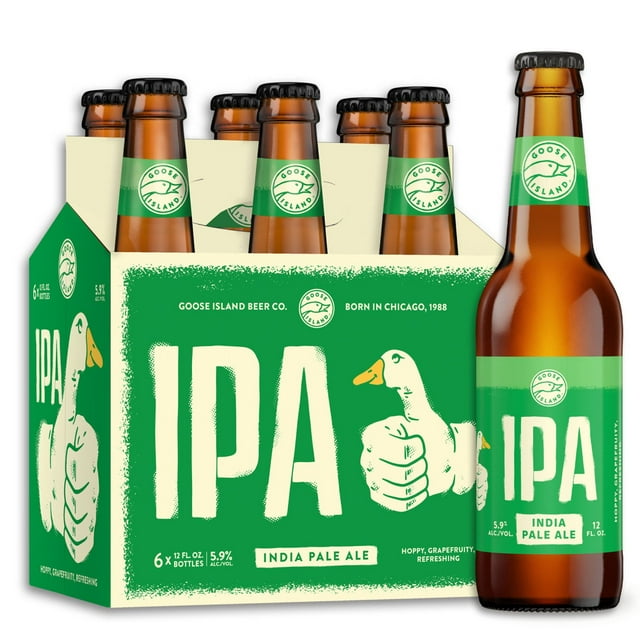 Goose Island Goose IPA Ale Beer, 12 fl. oz. bottle, 6 pk.