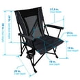 thumbnail image 3 of Kijaro Goliath Oversized Hard Arm Camping Chair - 600 lbs. Weight Capacity, 3 of 3