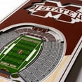 thumbnail image 3 of YouTheFan Mississippi State Bulldogs 6"x19" 3D Stadium View Banner, 3 of 6