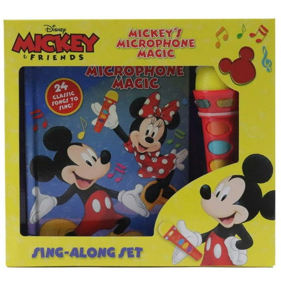 Disney Mickey & Friends: Mickey's Microphone Magic Sing-Along Sound Book Set: Sing-Along Set (Play-A-Song)