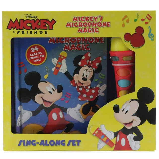 Disney Mickey & Friends: Mickey's Microphone Magic Sing-Along Sound Book Set: Sing-Along Set (Play-A-Song)