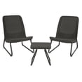 thumbnail image 2 of Keter Rio Resin Outdoor Wicker Patio Furniture Set, 3pc, 2 of 11