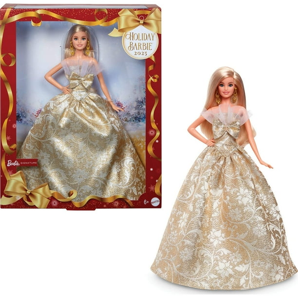 Barbie Signature 2025 Holiday Barbie Collectible Fashion Doll - Samsclub.com