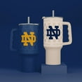thumbnail image 2 of Logo Brands Notre Dame Fighting Irish 40 oz. Stainless Steel Tumbler Set, 2 of 6