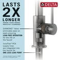 thumbnail image 3 of Delta Valo®  Single Handle Pull-Down Kitchen Faucet with Soap Dispenser and ShieldSpray® Technology Matte Black, 3 of 10