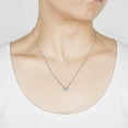 thumbnail image 6 of Lab Created Solitaire Diamond Pendant Necklace in 18K Gold, 6 of 7