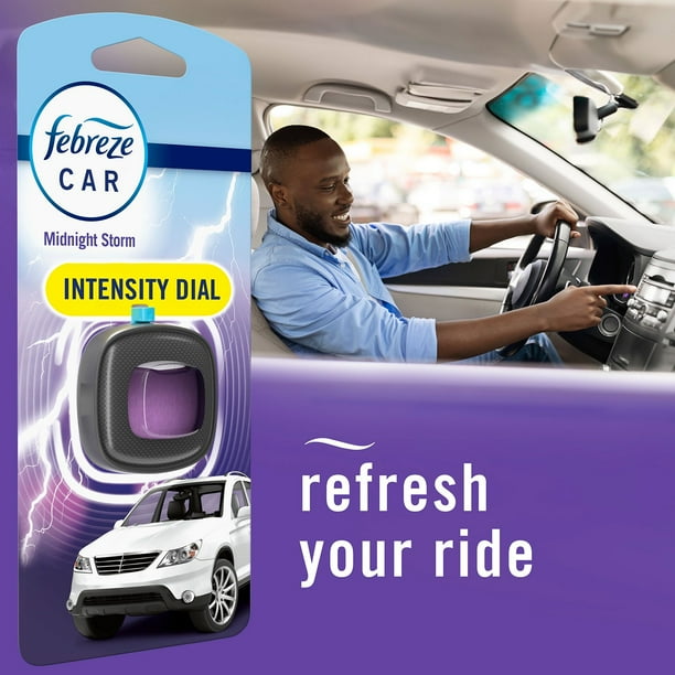 Febreze Car Air Freshener Vent Clips, Midnight Storm and Hawaiian