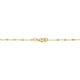 thumbnail image 5 of High Polish Rosary Bead Necklace in 14K Gold, 5 of 6