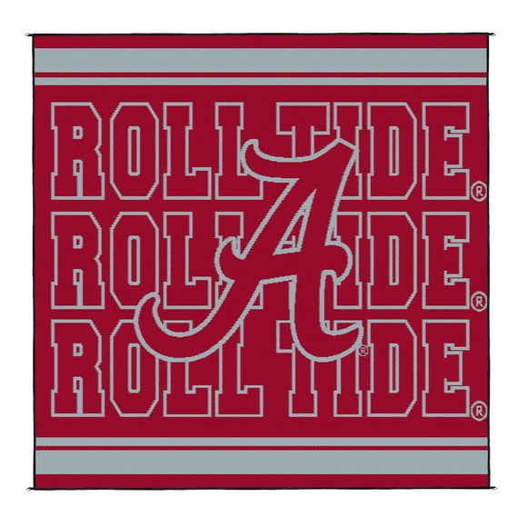 Logo Brands Alabama Crimson Tide 106"x106" Rally Mat