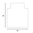 thumbnail image 5 of ES Robbins Task Series Chair Mat with AnchorBar for Carpet up to .25", 36" x 48", Clear, 5 of 8