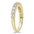 thumbnail image 3 of Round Cut Diamond Band in 14K Gold, 3 of 5