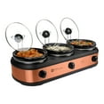 thumbnail image 3 of TRU Triple Slow Cooker Buffet Server Set (Assorted Colors), 3 of 4