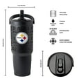 thumbnail image 4 of Logo Brands Pittsburgh Steelers Stainless Steel Tumbler Set, 4 of 8
