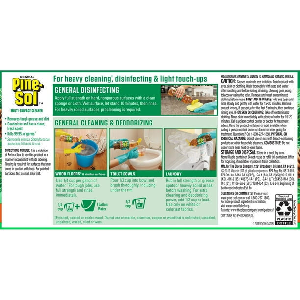ミネラル5　pinoサマ Pine-Sol Multi-Surface Cleaner, Pine Scent, 2 ct., 120 fl