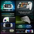 thumbnail image 4 of ASUS ROG Xbox Ally – 7” 1080p 120Hz Touchscreen Gaming Handheld, 3-month Xbox Game Pass Premium included, AMD Ryzen Z2 A, 16GB RAM, 512GB SSD, White, 4 of 12