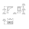 thumbnail image 4 of Mayne Nantucket Corbels, Set of 2, 4 of 6