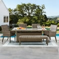 thumbnail image 2 of Member's Mark Halstead Fire Dining Set, 6pc, 2 of 5