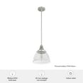 thumbnail image 5 of Hunter Cypress Grove with Clear Holophane Glass 1 Light Pendant Ceiling Light Fixture, 5 of 8