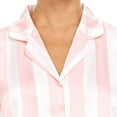 thumbnail image 8 of Flora by Flora Nikrooz Ladies Satin Notch Collar PJ Set, 8 of 8