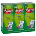 thumbnail image 8 of Children's Zyrtec Antihistamine Allergy Liquid, Grape, 4 fl. oz., 3 pk., 8 of 12