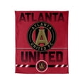 thumbnail image 1 of Logo Brands Atlanta United 60"x70" Super Plush Blanket, 1 of 7