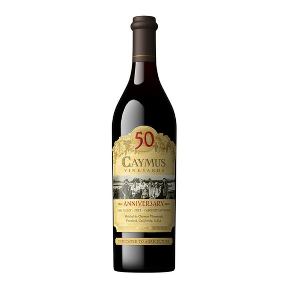 Caymus Vineyards 50th Anniversary Napa Valley Cabernet Sauvignon Wine, 750 ml