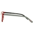 thumbnail image 3 of XOX Betsey Johnson Blue Light Blocking Glasses with Cloth and Pouch, Red, 3 of 5