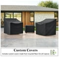 thumbnail image 5 of Member's Mark Newport Teak Swivel Deep Seating Set with Sunbrella Fabric, 3pc, 5 of 7