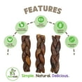 thumbnail image 2 of Nature Gnaws Beef Braid Dog Treat Chews, 1 lb., 2 of 7