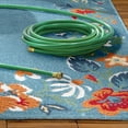 thumbnail image 3 of Town & Country Everyday Hibiscus Bloom Border Modern Floral Outdoor Rug, 3 of 11