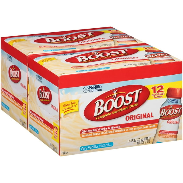 BOOST Very Vanilla Complete Nutritional Drink, 8 fl. oz., 24 pk.
