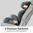 thumbnail image 7 of Chicco KidFit ClearTex Plus 2-in-1 Belt Positioning Booster Car Seat, Obsidian, 7 of 8