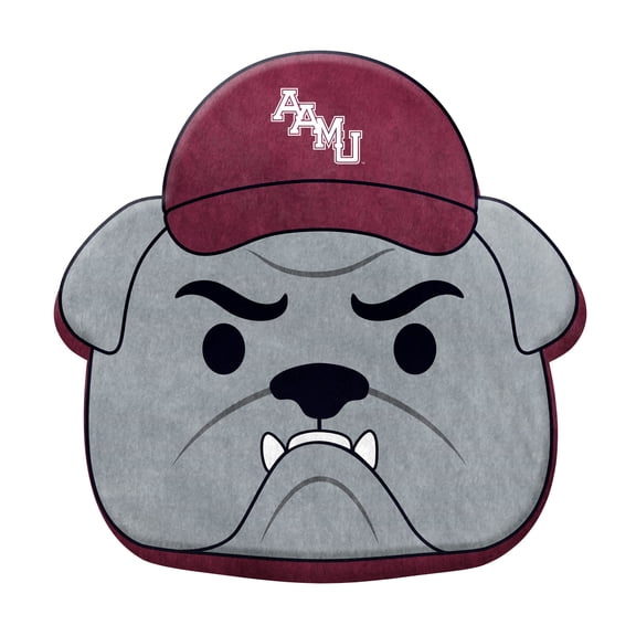 Logo Brands Alabama A&M Bulldogs Puff Pillow