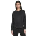 thumbnail image 1 of DKNY Women's Hi-Lo Crewneck Sweatshirt, 1 of 7