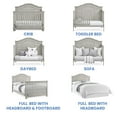 thumbnail image 4 of Simmons Kids Asher 6-in-1 Convertible Crib with Toddler Rail, Choose Color, 4 of 10