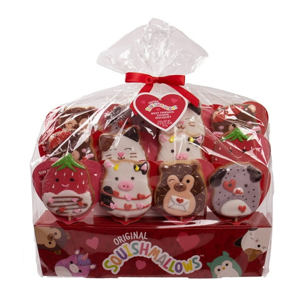 Squishmallows Valentines Day Cookie Bouquet, 12 ct. - Samsclub.com