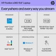 thumbnail image 2 of HP Pavilion x360 Convertible - 15.6" Full HD Touchscreen Laptop - Intel Core i5 - 12GB RAM - 512GB SSD - 2 Year Warranty Care Pack + Accidental Damage Protection - Windows 11, 2 of 10