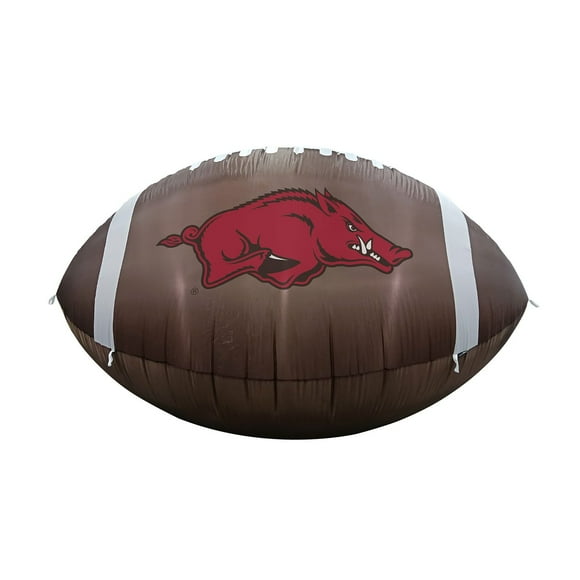 Logo Brands Arkansas Razorbacks Pre-Lit 10'x6' Inflatable Football