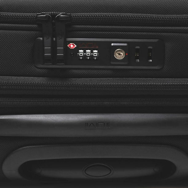 TUMI Alpha 3 International Office 4-Wheel Carry-On Luggage: Black