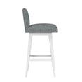 thumbnail image 8 of HH2 Home Upholstered Key Back Wood Adjustable Height Swivel Bar Stool, 8 of 19
