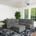 thumbnail image 1 of Rory Fabric 6-Piece Modular Sectional, Assorted Colors, 1 of 14